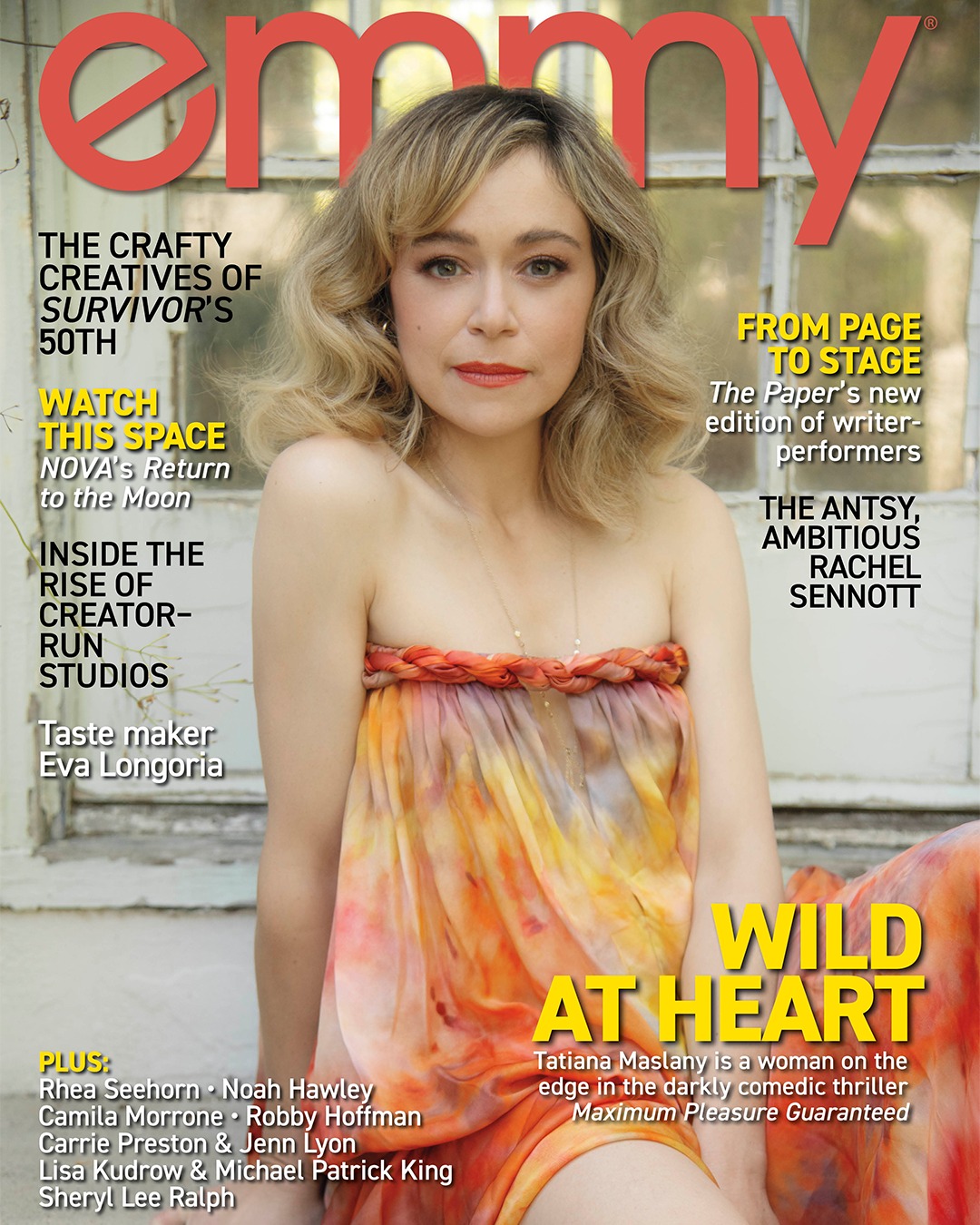 Tatiana Maslany joue les icônes bohèmes dans Emmy Magazine