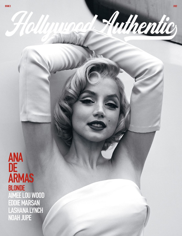 Ana de Armas recrée Marilyn en noir et blanc pour Hollywood Authentic