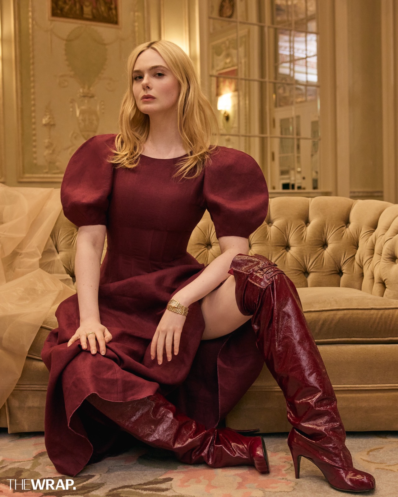 Elle Fanning et Michelle Pfeiffer en duo glamour pour The Wrap