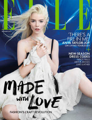 Anya Taylor-Joy joue les reines de glace pour Elle en dentelle noire