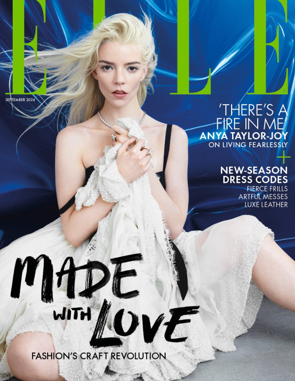 Anya Taylor-Joy joue les reines de glace pour Elle en dentelle noire