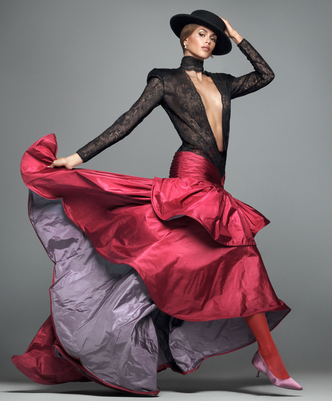 Kaia Gerber chez Vogue US, la dentelle prend de sacrées libertés