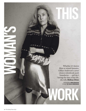 photos Gillian Anderson
