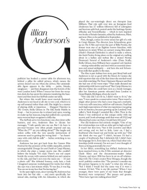 photos Gillian Anderson