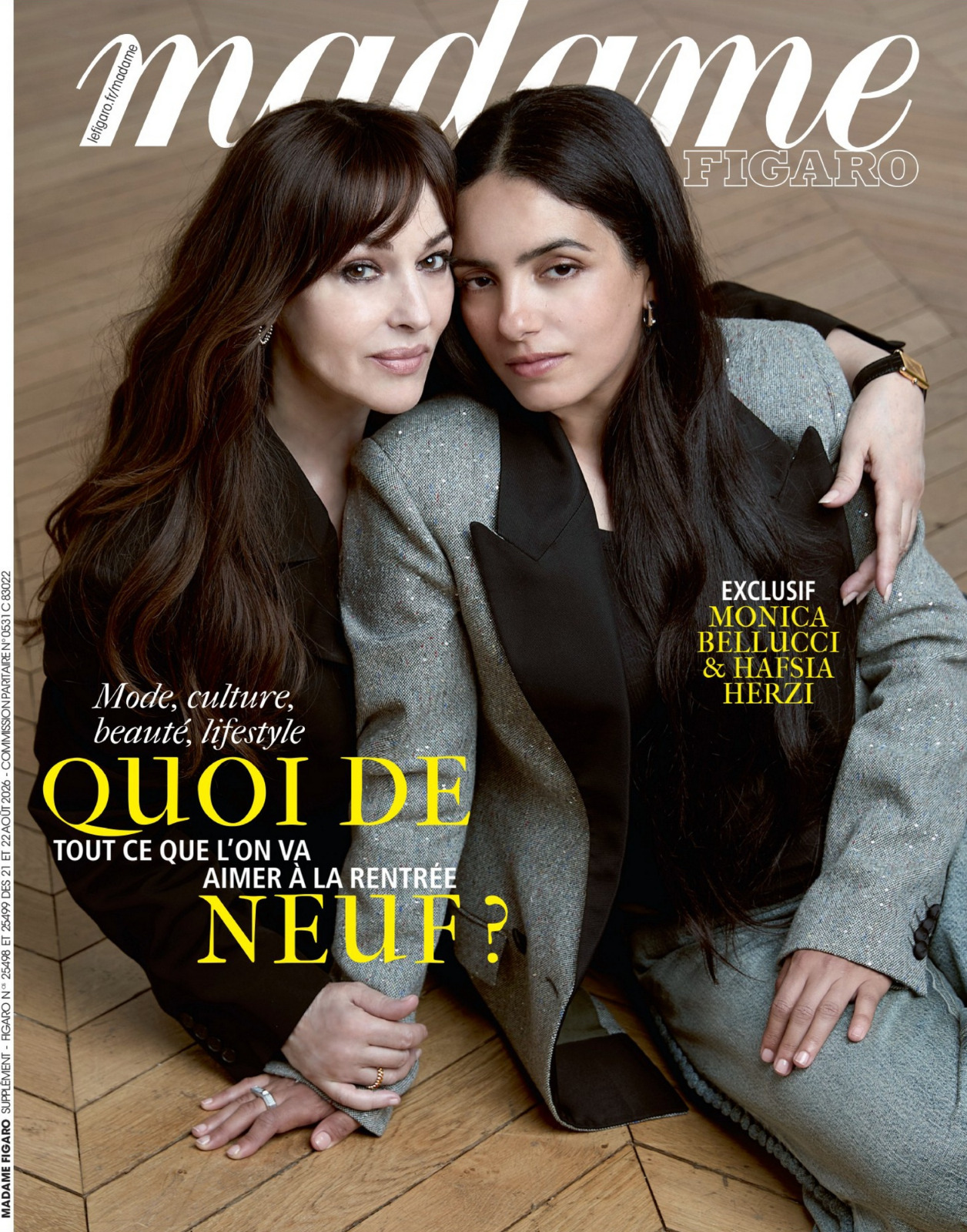 Monica Bellucci et Hafsia Herzi jouent l’alchimie chic chez Madame Figaro