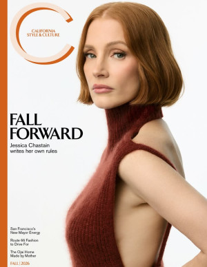 Jessica Chastain pour C Magazine, la maille oublie quelques frontières