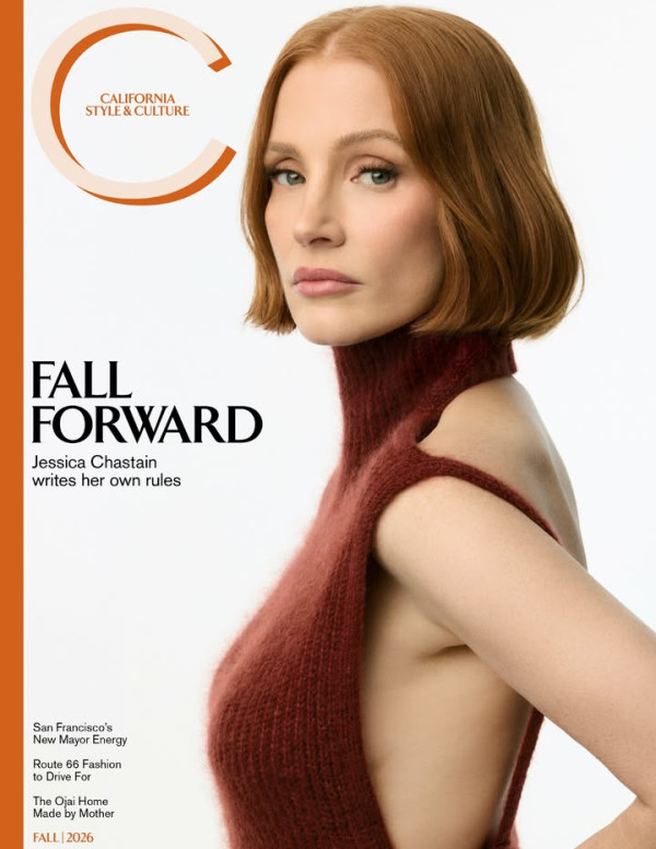 Jessica Chastain pour C Magazine, la maille oublie quelques frontières