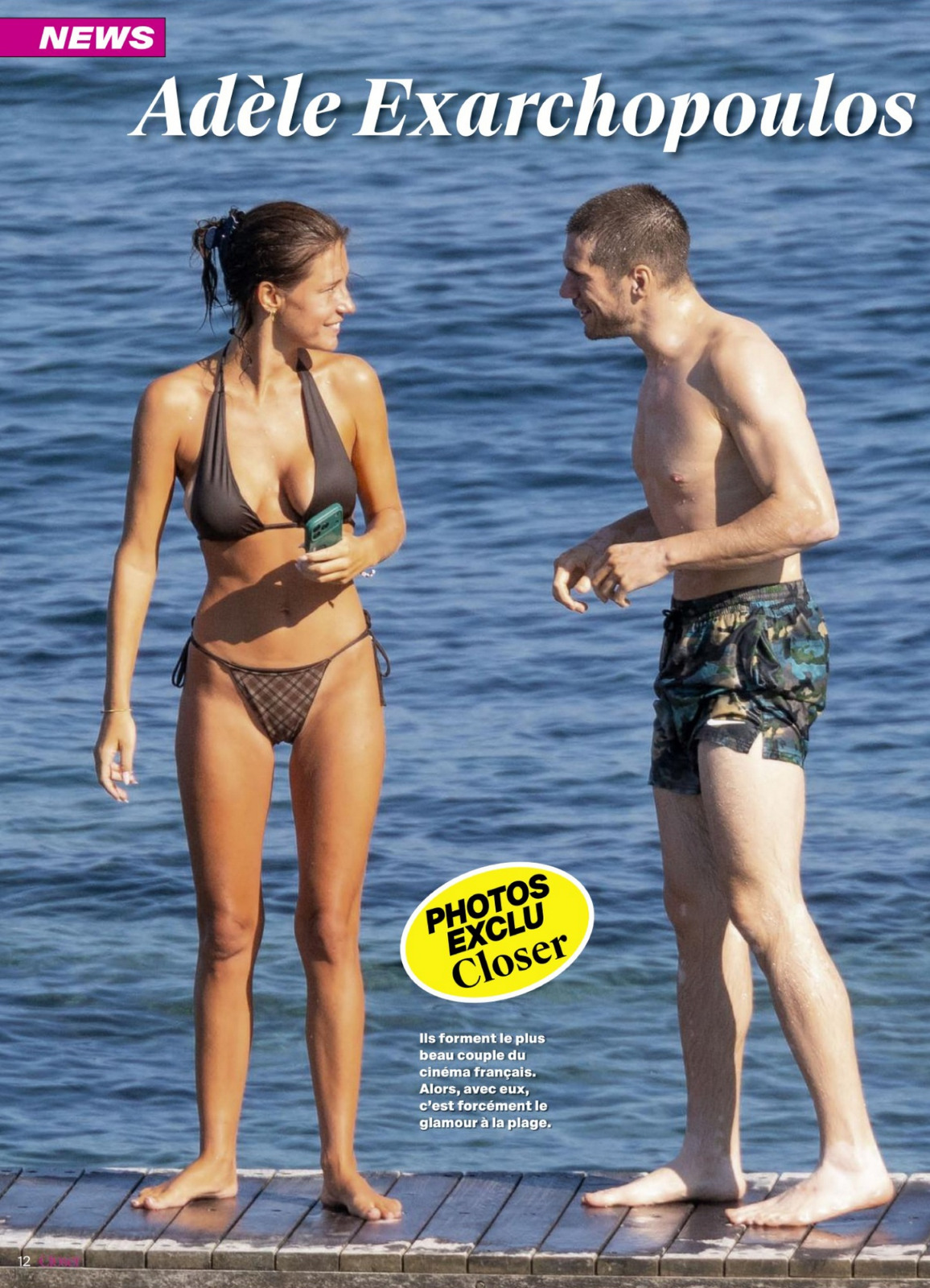 Adèle Exarchopoulos dans Closer, petit bikini et vacances très rapprochées