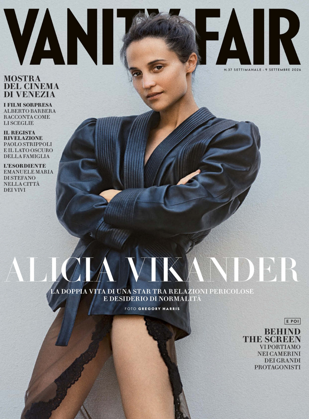 Alicia Vikander chez Vanity Fair, le blazer oublie quelques frontières